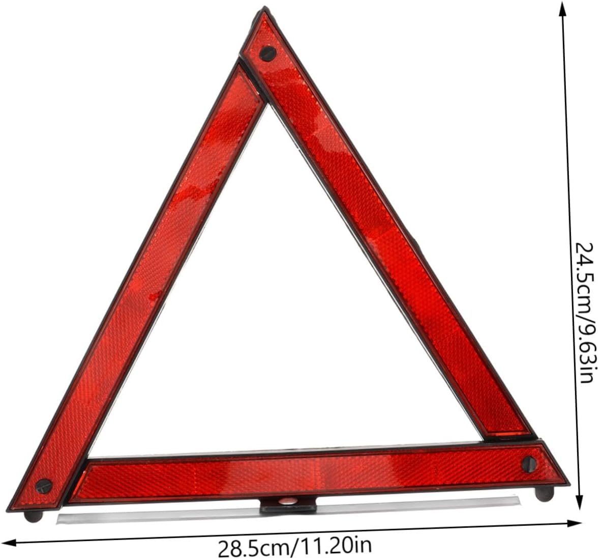 3pcs Triangular Safety Warning Signs for Roadside Emergency Parking