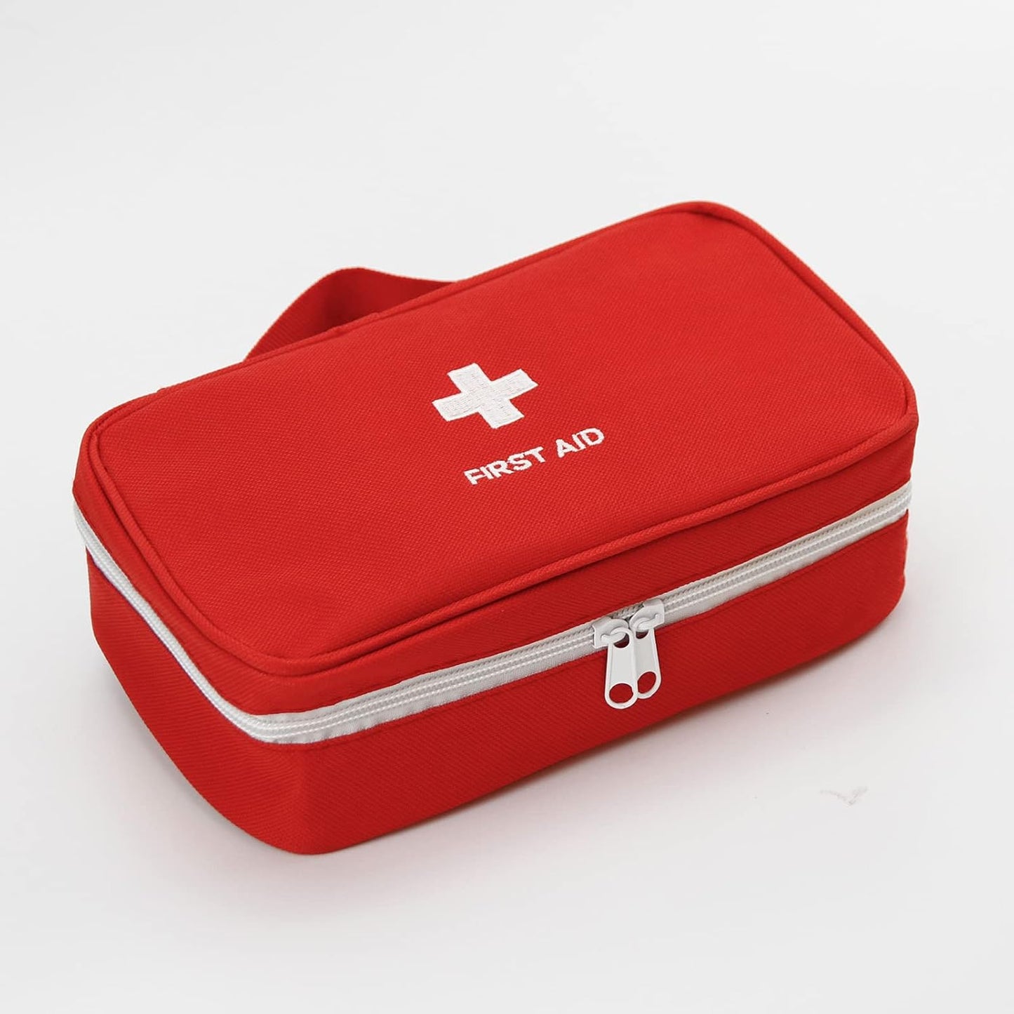 TOPASION Portable Empty First Aid Kit Bag, Travel Medicine Pouch, Small Medical Bag (2 Pieces Blue)