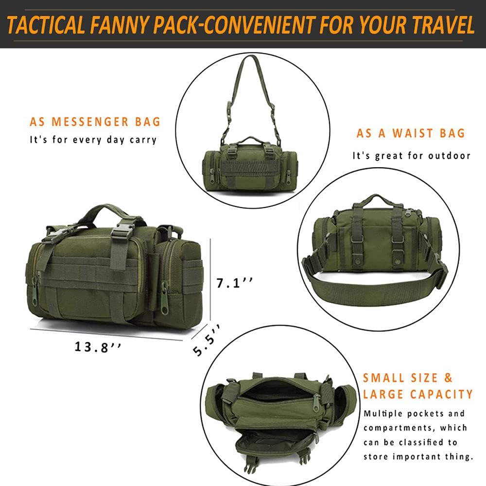 Tactical Seat Back Organizer, Od Green Molle Seat Covers, Tactical Car Vehicle Panel with Pouches for Truck Seat Back Organizers