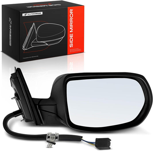 A-Premium Passenger Side Power Door Mirror Compatible with Honda