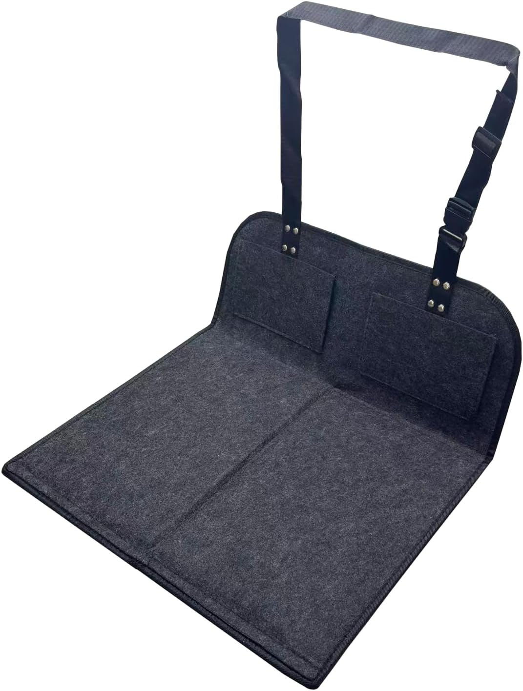 Car Camping Essentials Rear Seat Mattress Extension Plate, Car Back Seat Extender，Portable Mattress for Sleeping Increase Travel Trunk Space Bed Space for Most Cars, SUV, Model Y/3 (Black)