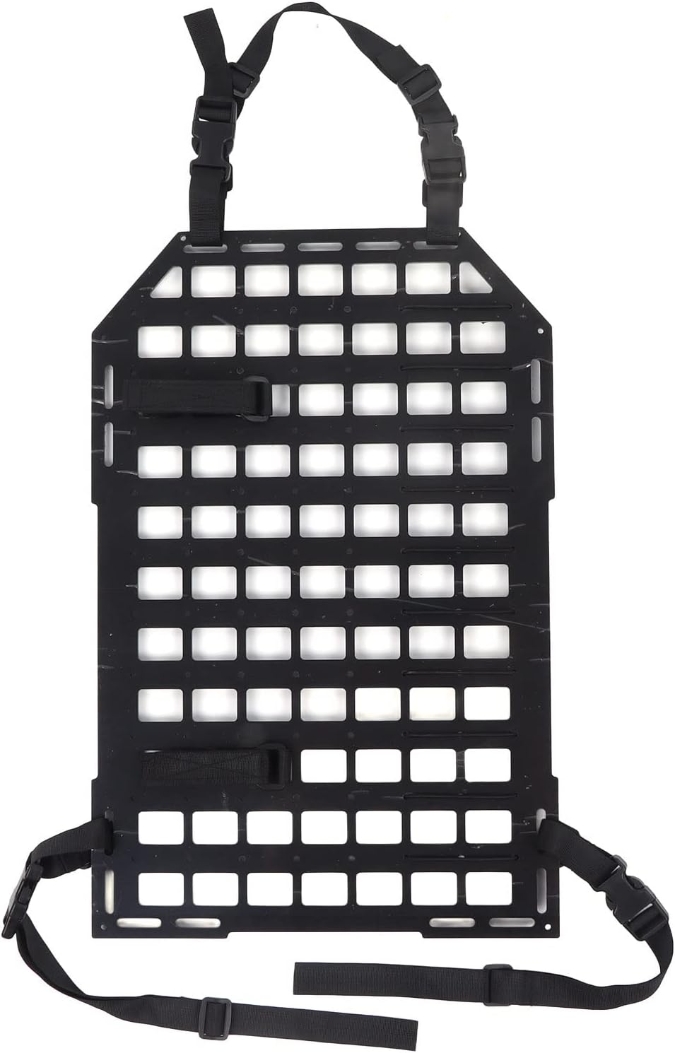 21.65x14.17in Molle Panel Backseat Car Organizer with Fastening Straps, Back Storage Holder Fit for Cars and SUVs,car st