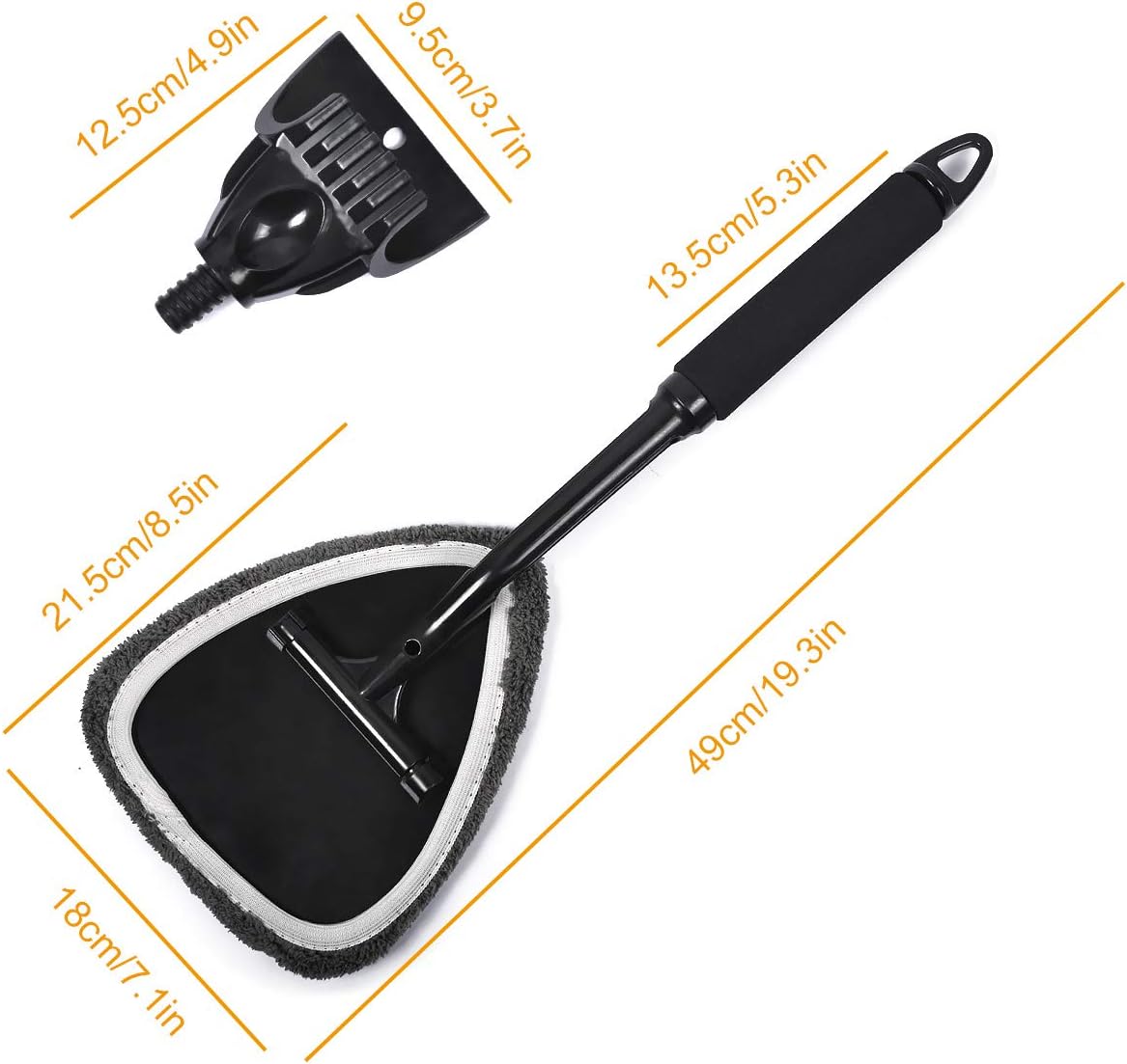 Car Window Glass Cleaner Wand Windshield Interior Cleaning Tool