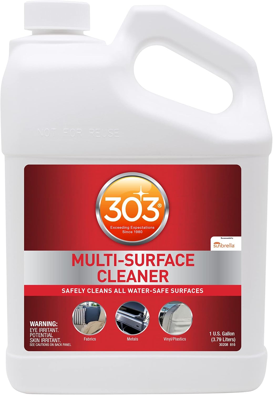 303 Multi-Surface Cleaner - Safely Cleans All Water Safe Surfaces, 1 Gallon (30570) & Protectant - Provides Superior UV Protection, 32oz (30313CSR) Packaging May Vary