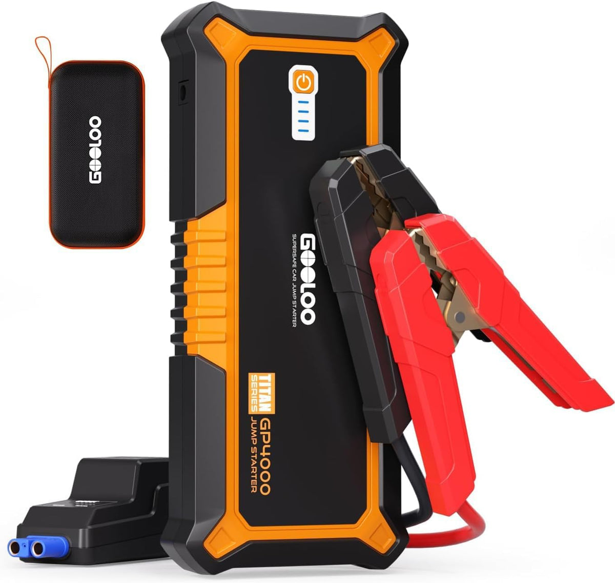 GOOLOO GP4000 Jump Starter - 4000A 12V Car Battery Jumper Starter Portable
