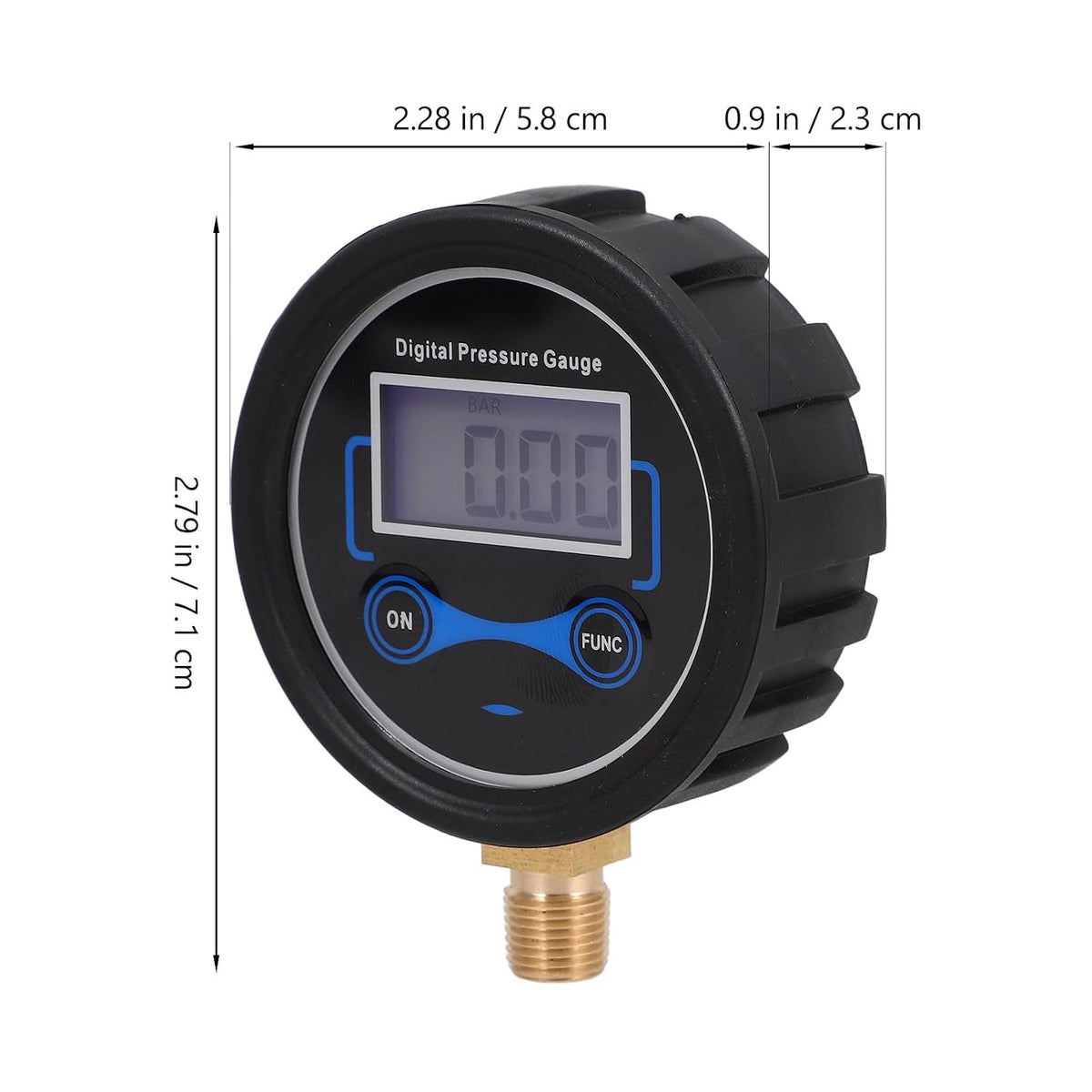 Digital Tire Pressure Tester Device with LCD Display Car Tyre Pressure Gauge Portable Automotive Tire Gauge Tool for SUV and Truck Use