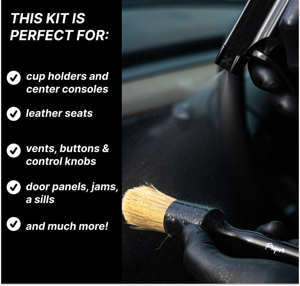 Car Interior Detailing Kit for Interior Cleaning | Easily get Professional Results