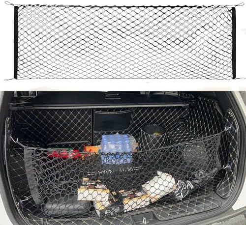 Rear Trunk Organizer Cargo Net Compatible with Genesis GV70 2022 to 2026