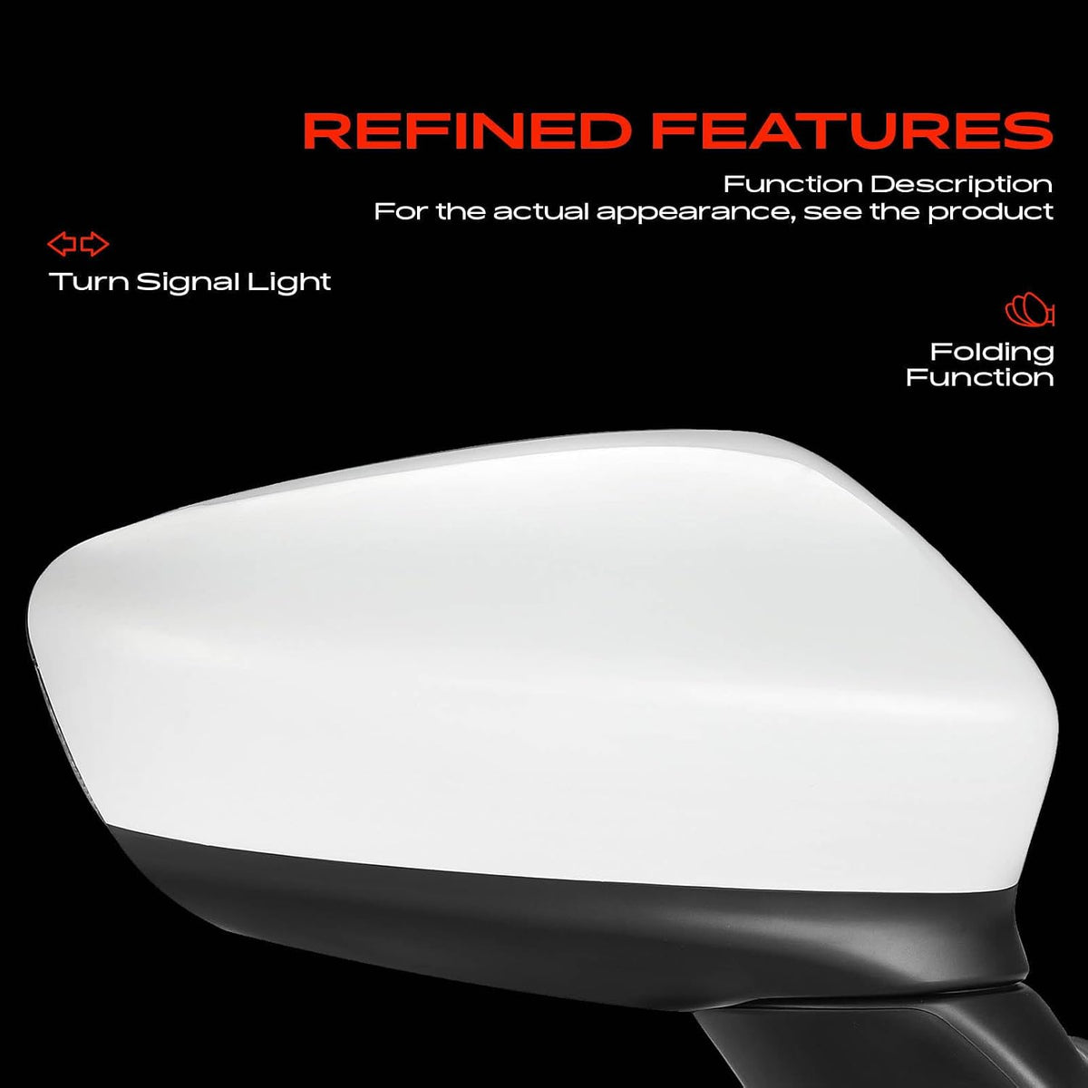 A-Premium Passenger Side Power Door Mirror Compatible with Mazda