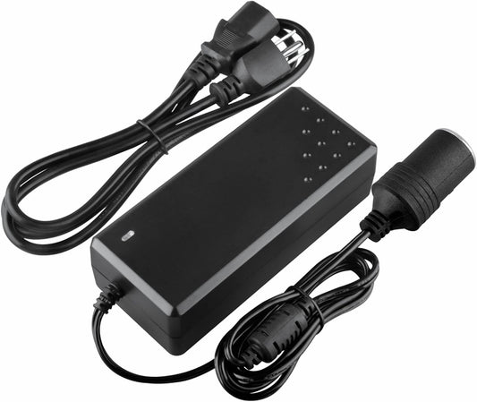 110-220V to 12V Car Socket AC/DC Power Supply Charging Adapter Replacement for Car Vacuum Cleaner, Air Compressor Tire Inflator, Portable Freezer 96W