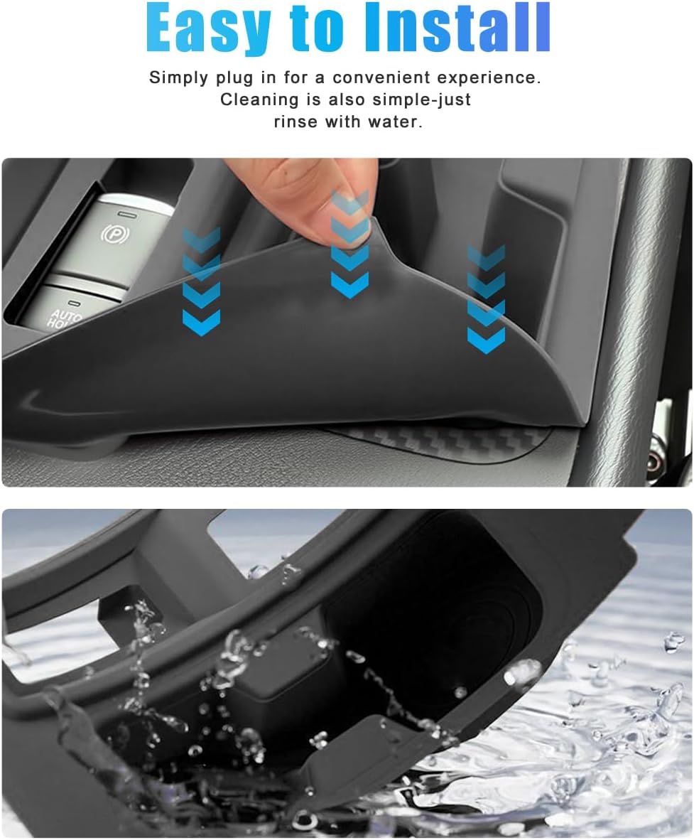for 2025 Nissan Sentra Accessories 2020 2021 2022 2023 2024 Car Cup Holder Inserts and Center Console Tray Replacement, Silicone Drink Holder Mat Pad Storage Organizer