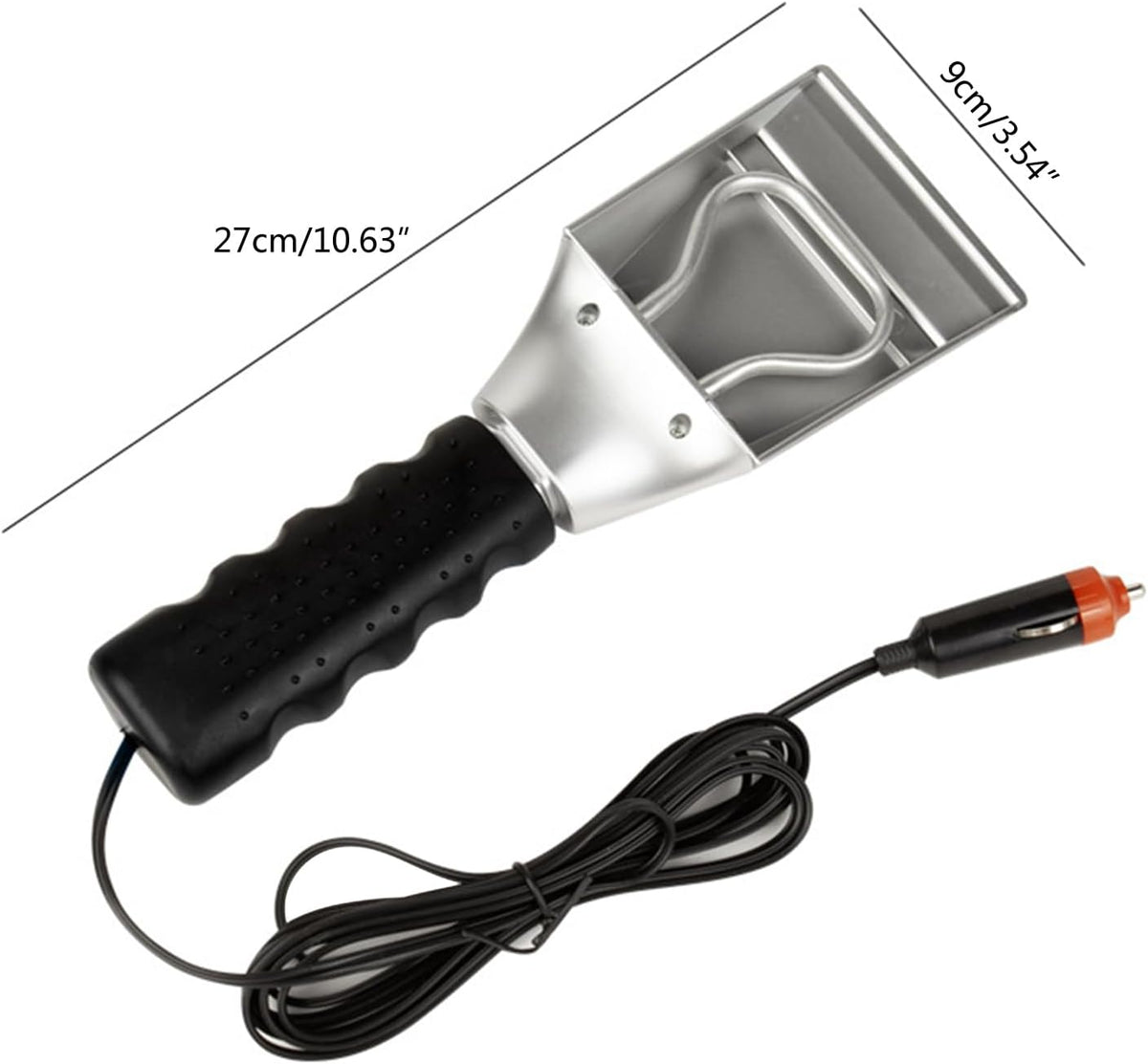 Car Windshield Snow Shovel 12V Heated Electric Car Windshield Ice Scraper Shovel with Handle Ice Removal Tool