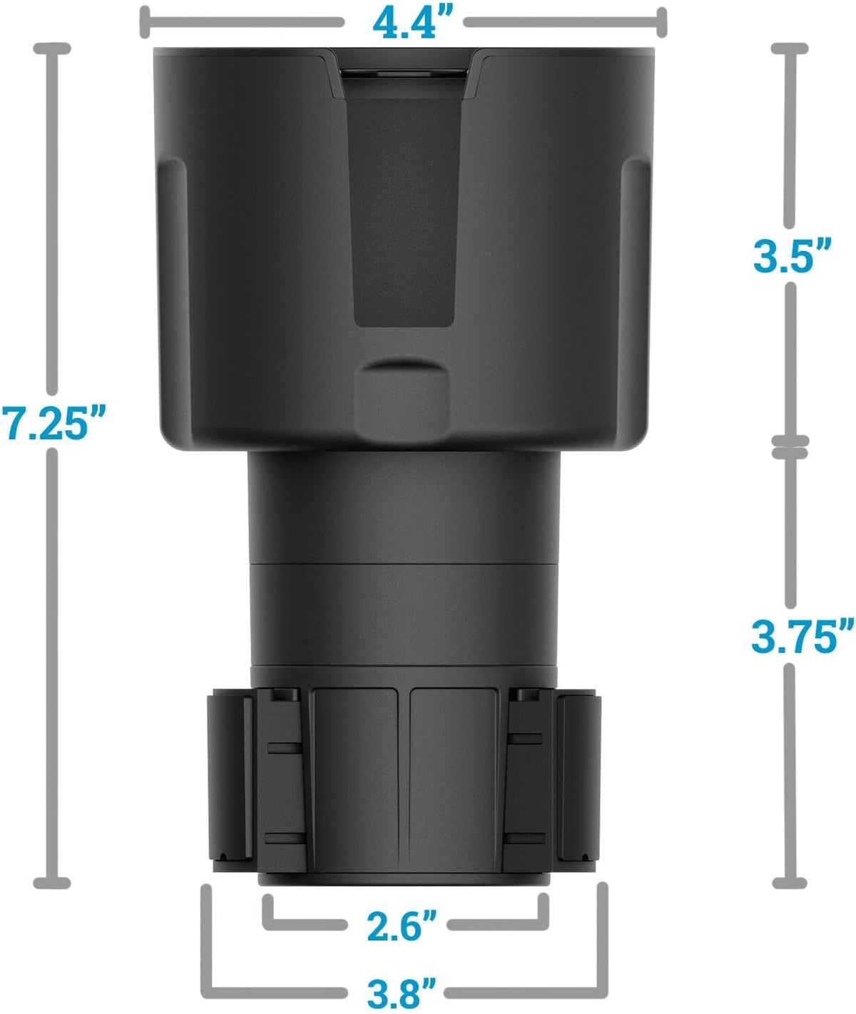 Swigzy Car Cup Holder Expander, Long Base Adapter Extender Bottle Insert
