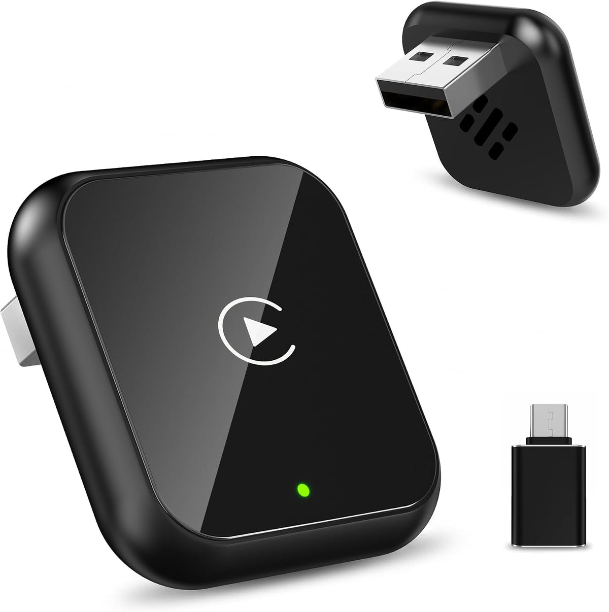2-in-1 Wireless CarPlay Adapter for Apple CarPlay & Android Auto