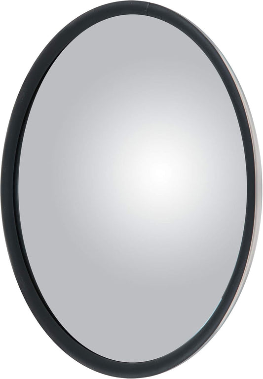 RETRAC 609838 7-1/2-Inch Stainless Steel Offset-Mount Convex Mirror Head with J-Bracket, Universal Driver or Passenger Side