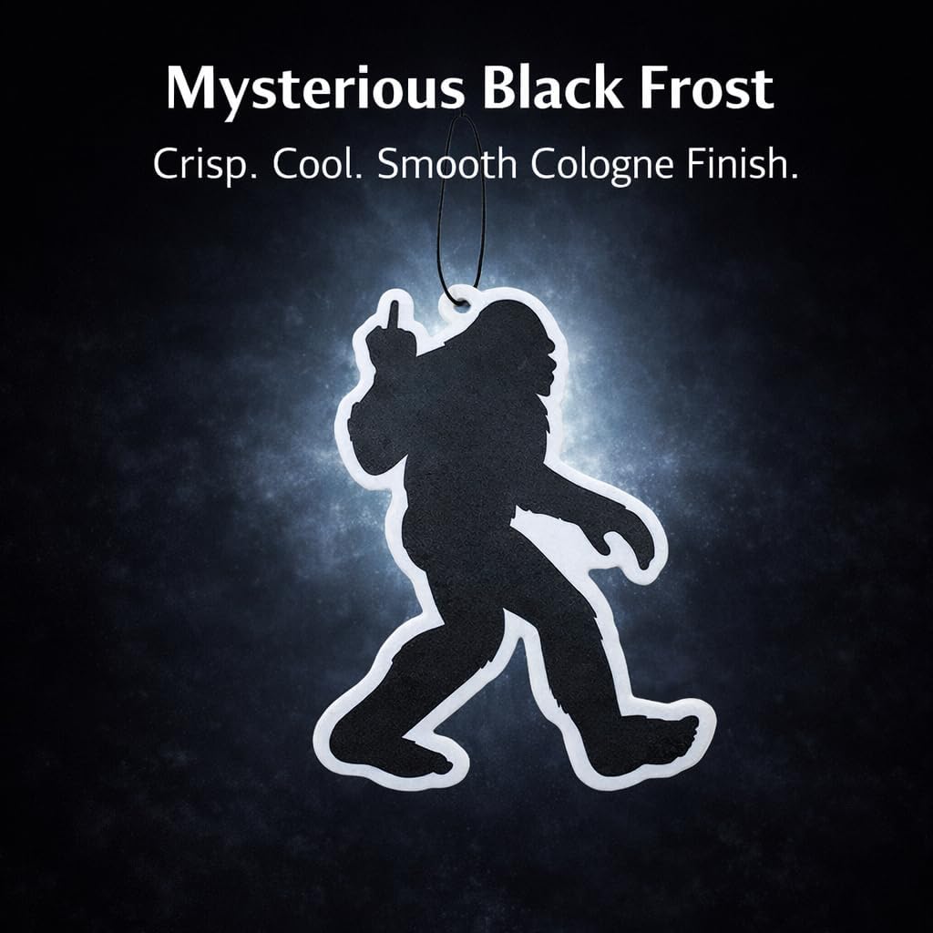 Funny Car Air Freshener (3 Pack) – Bigfoot Sasquatch Air Freshener for Car, Novelty Gag Gift, Hanging Auto Air Freshener, Funny Car Accessories for Men Women