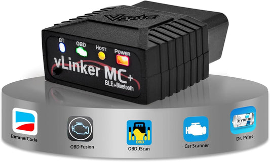 Vgate vLinker MC+ (BT3.0/BLE4.0) OBD2 Scanner Code Reader Diagnostic Tool