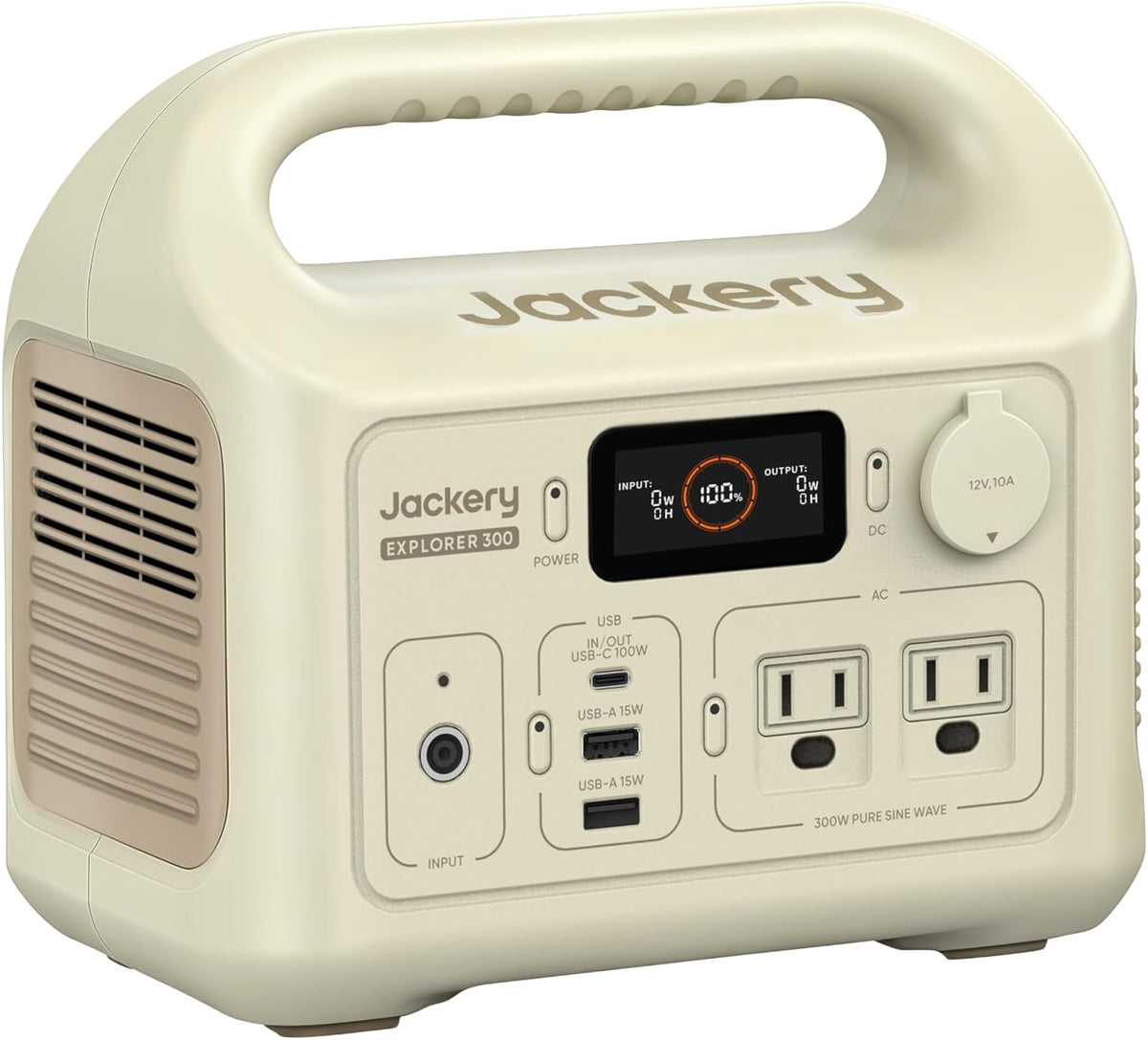 Jackery Solar Generator 300 and 40W Solar Panel,292Wh,300W AC