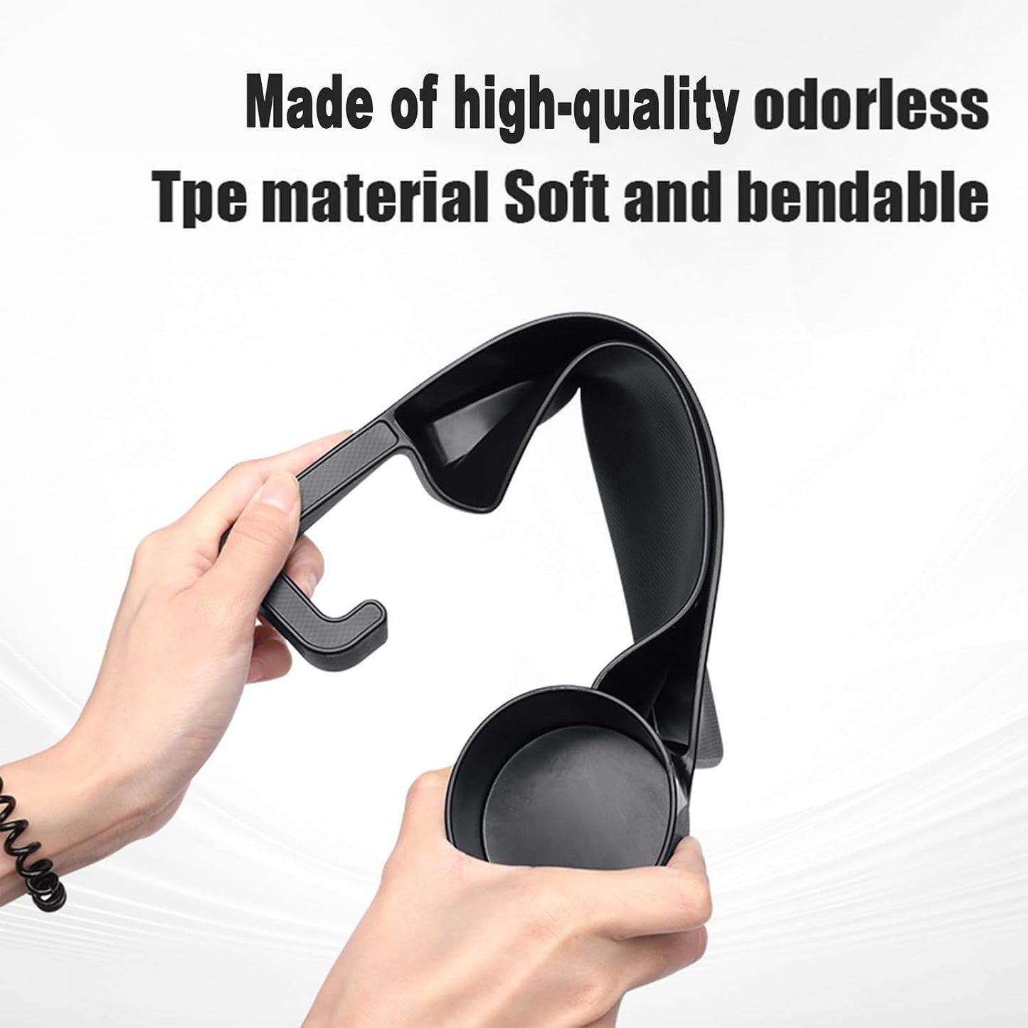 2 Pack Dual Car Seat Gap Filler with Cup Holder, Car Gap Plug Seat Fillers with Black-Carbon Fiber Texture for Cars SUV Trucks, Console Side Gap Organizer Storage, Fit for 1'' Seat Console Gap