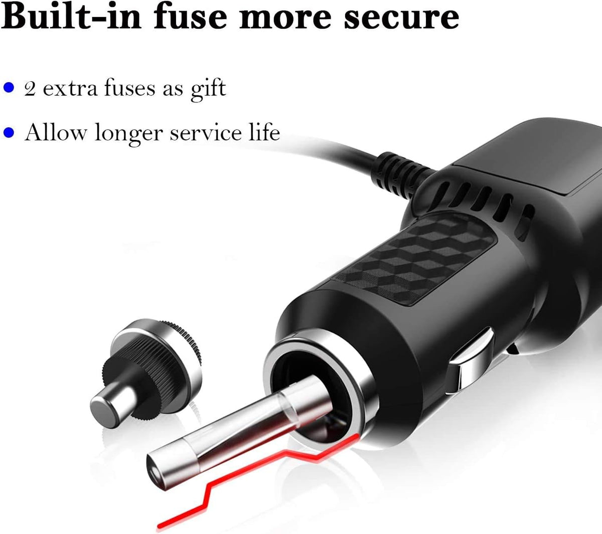 Car Charger for Garmin Nuvi,Garmin GPS Charger Cable,Mini USB Power Cord