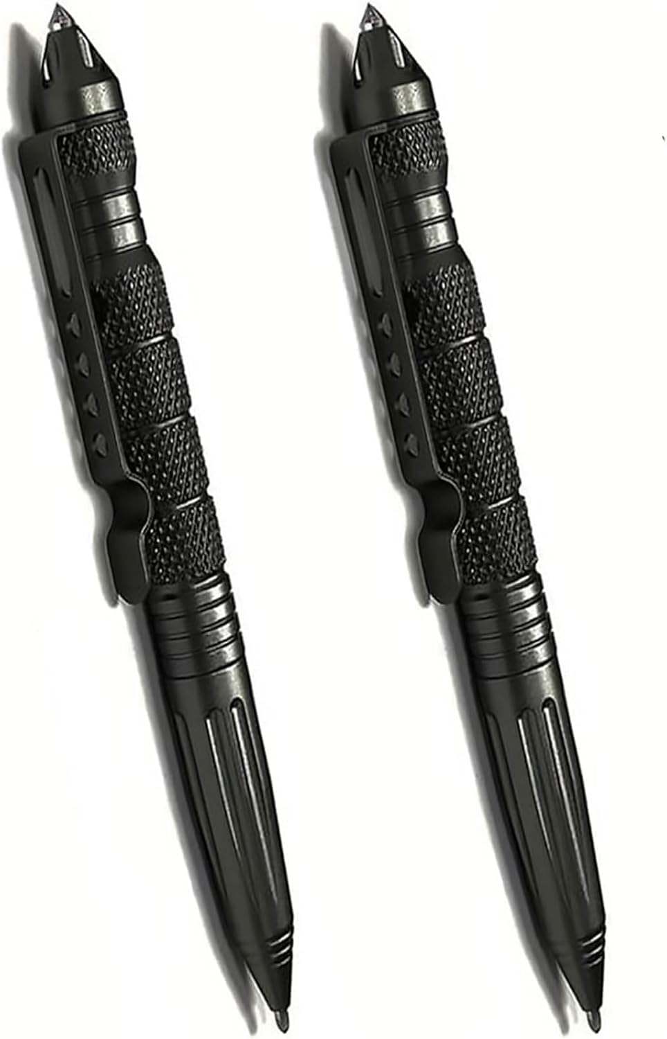 5 Pack Car Window Breaker Pens, Tactical Pen Portable Multi-Functional Emergency with 5 Black Ballpoint Refills for Writing, Professional Glass Breaker Pen, Multitool for Father's Day