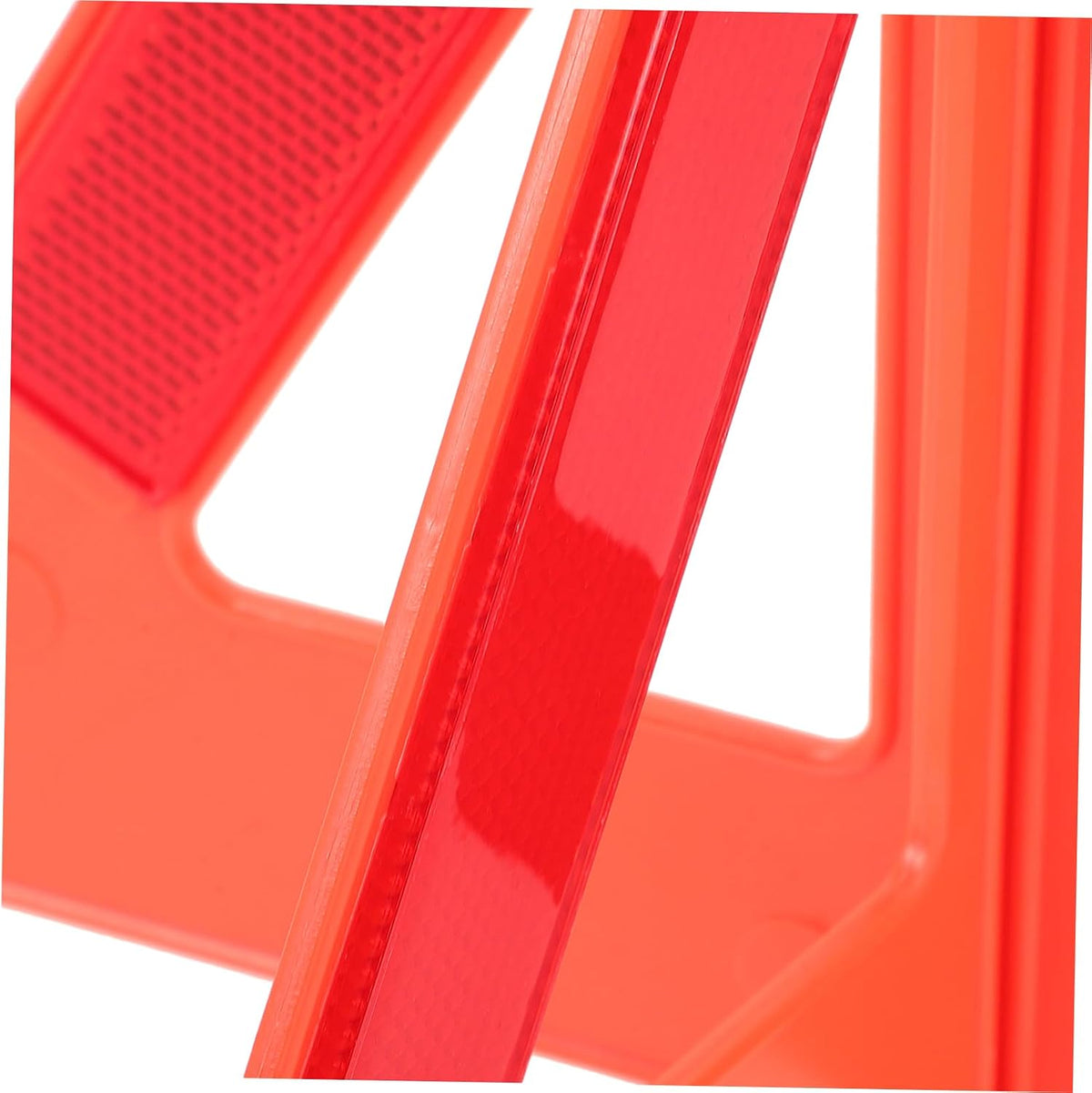 2 Pack Plastic Triangle Reflective Road Safety Warning Sign for Car