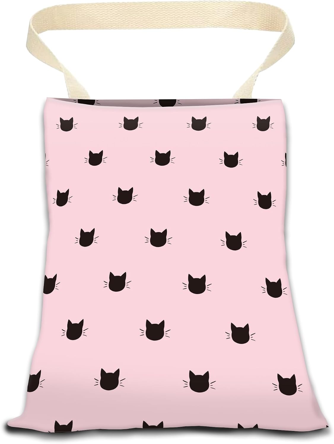 Car Garbage Can, Hanging Car Trash Can Bag for Cute Back Seat Organizer, Luxury Black Leopard