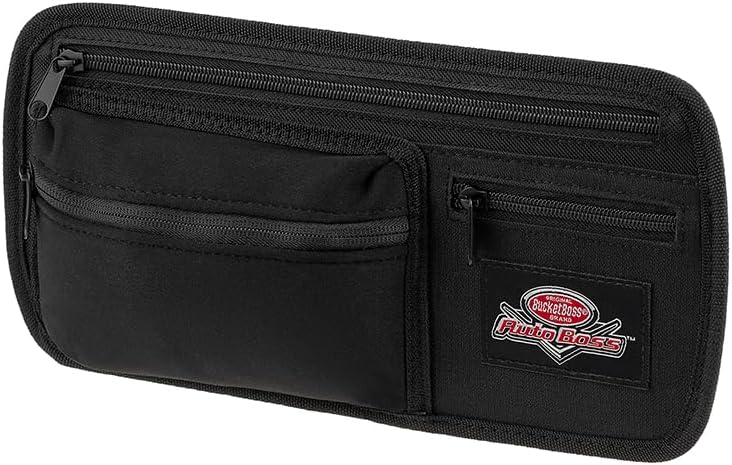 Bucket Boss - AutoBoss Visor Organizer, Auto Boss (AB30040), Black