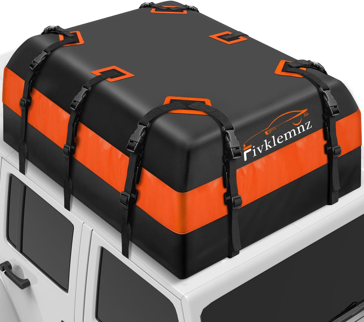 FIVKLEMNZ 21 Cubic Rooftop Cargo Carrier Waterproof Soft Car Roof Bag
