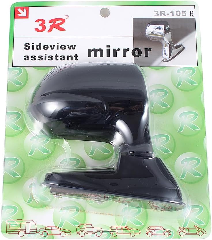 Blind Spot Mirrors 2 Pack, Adjustable Wide Angle, Black.