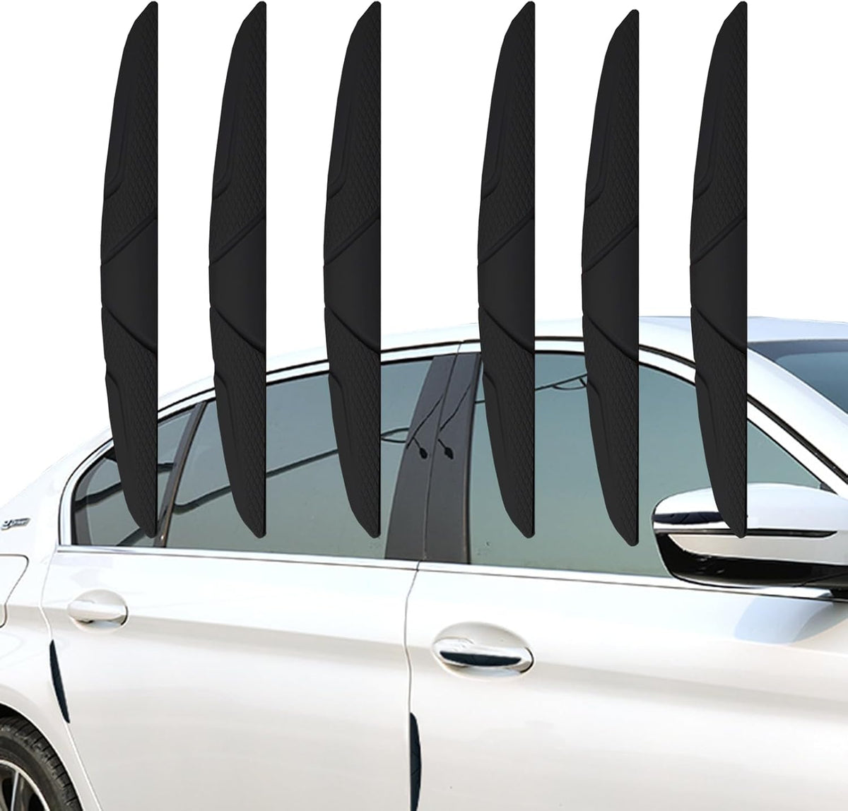 Car Door Edge Guards: Anti-Scratch Rubber Protectors
