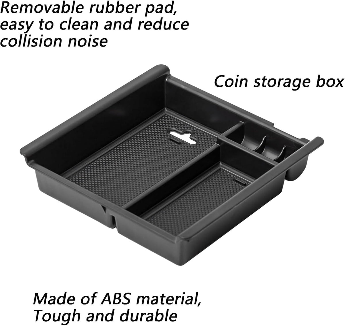 Center Console Organizer for 2016-2023 Toyota Tacoma Armrest Storage Box
