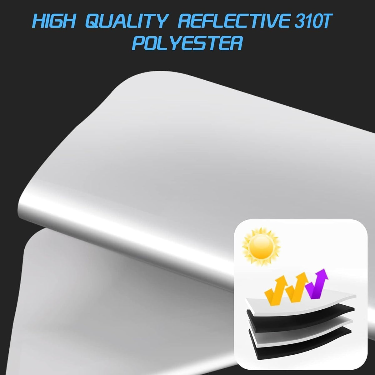 Car Windshield Sun Shade for Toyota 4Runner 2010-2026, Foldable Car Sunshade Windshield for Front Window，Automotive Interior Sun Protection,UV Shield