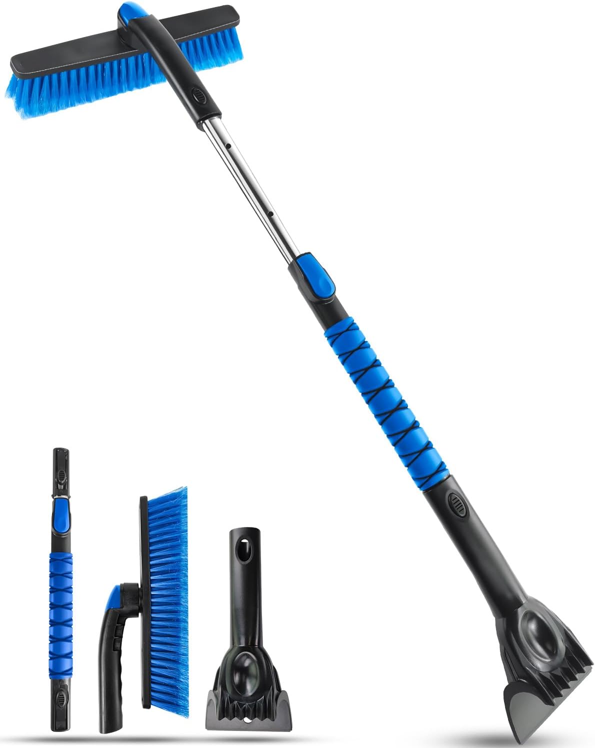 40.5‘’ Extendable Snow Brush & Ice Scraper for Car SUV Windshield