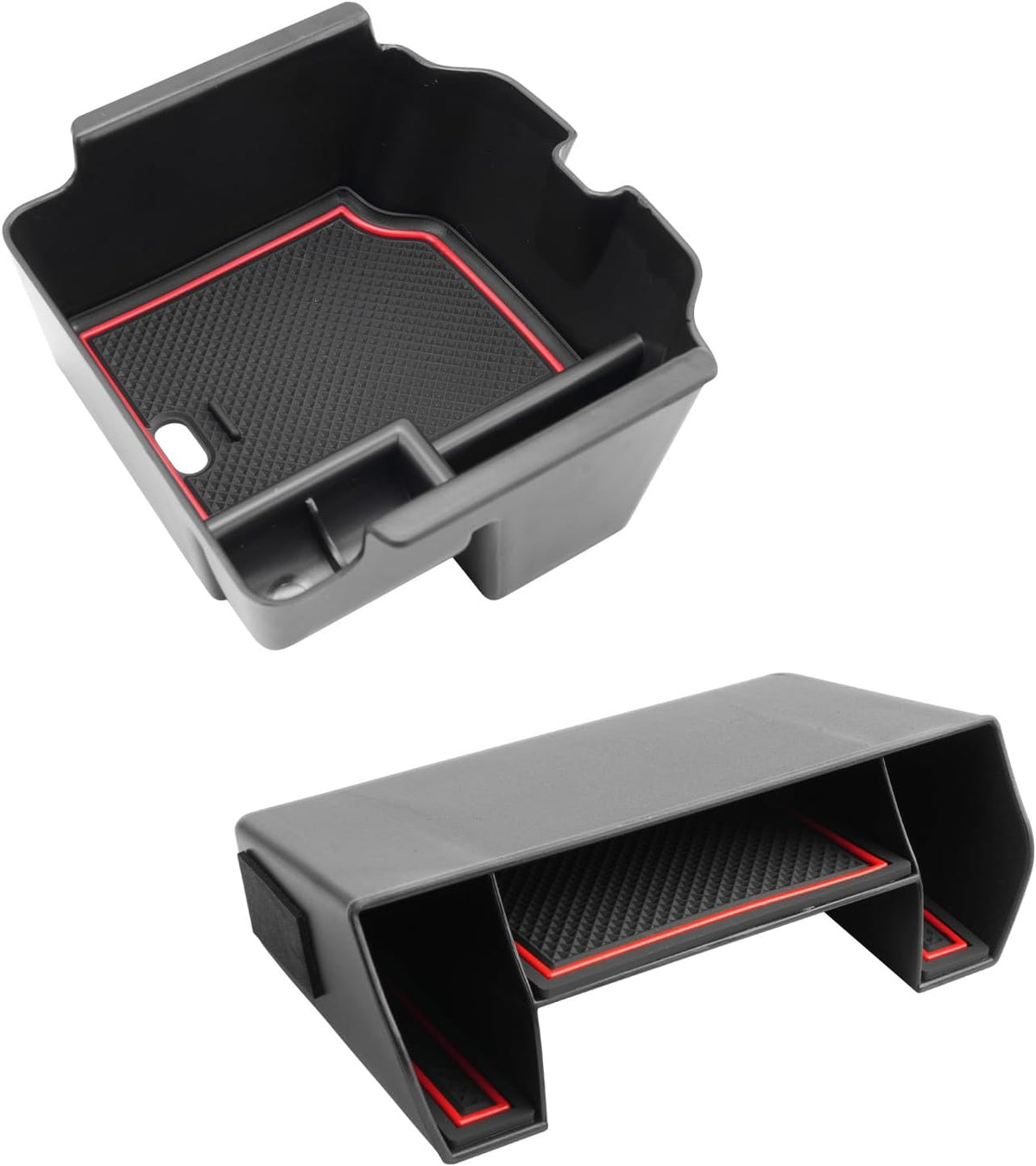 LUWU 2024 A cura MDX Center Console Organizer for 2022 2023 2024 A cura MDX Accessories Armrest Console Storage Box Insert Tray ABS Material Black (NOT FOR 2025 2026 Model)