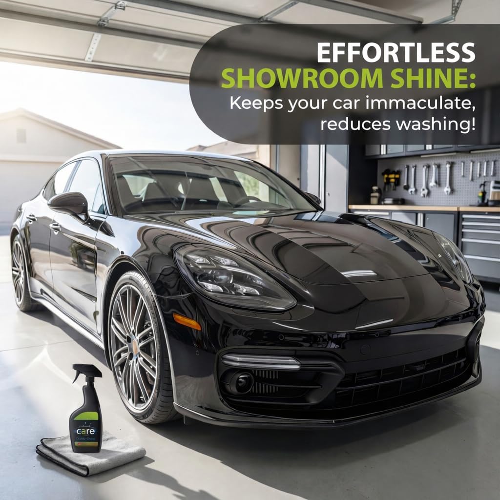 Auto Care Quick-Shine Car Polish Spray, Car Coating Spray for Shine & Protection, Long-Lasting Car Shine, Low-VOC, Professional Car Detailing Supplies, 32 oz