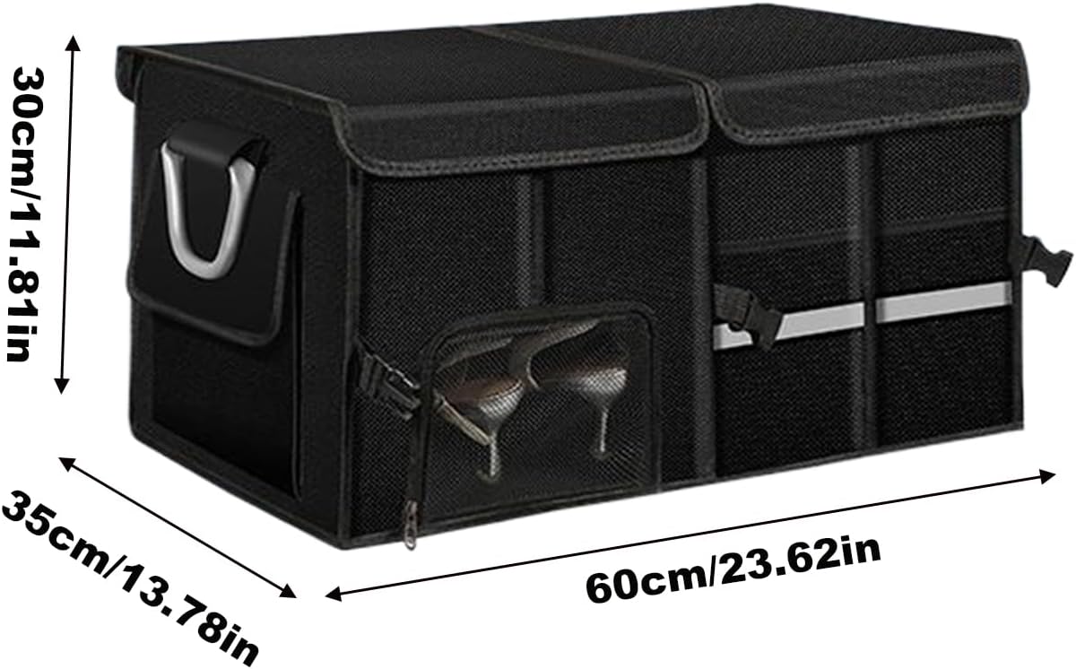 Trunk Organizer for SUV Foldable Large Capacity Multi Compartment