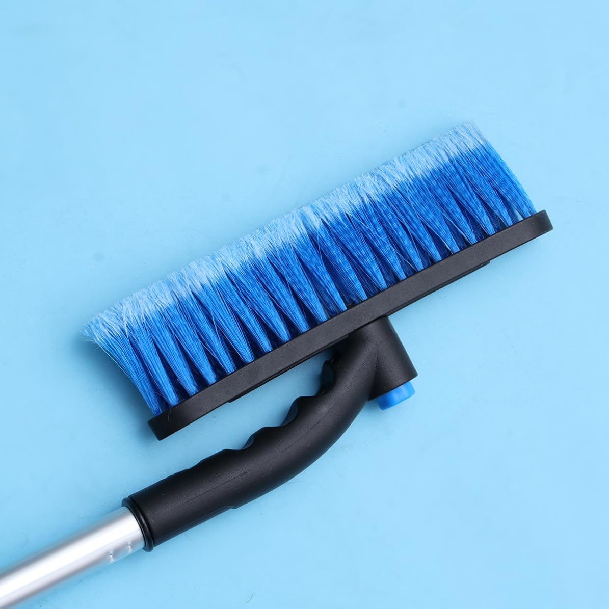 UPKOCH Car Windshield Brush Snow Cleaning Tool Telescopic Blue