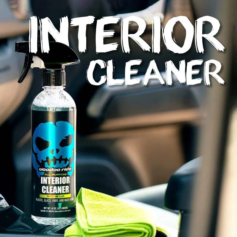 Cobra-Tek Voodoo Ride® All-Purpose Interior Cleaner - Interior All-Surface DYE-Free Cleaner, pH Neutral, UV Protection, Safe on All Interior Surfaces, Fresh New Car Scent