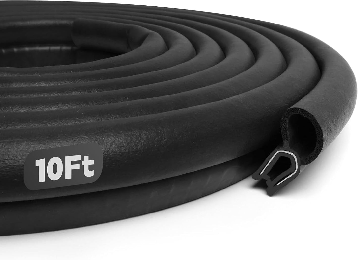 DGSL Car Door Seal Strip, Door Weather Stripping with Top Bulb Automotive Weather Stripping for Cars, Boats, RVs, Trucks, and Home Applications (20Ft)