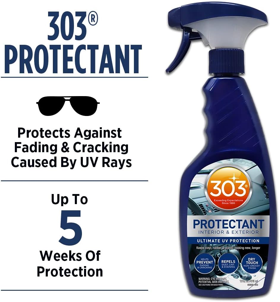 303 Interior Care Bundle - Includes Automotive Protectant, Interior Cleaner, and Microfiber Towels - Perfect for Father's Day or The Detailer in Your Life