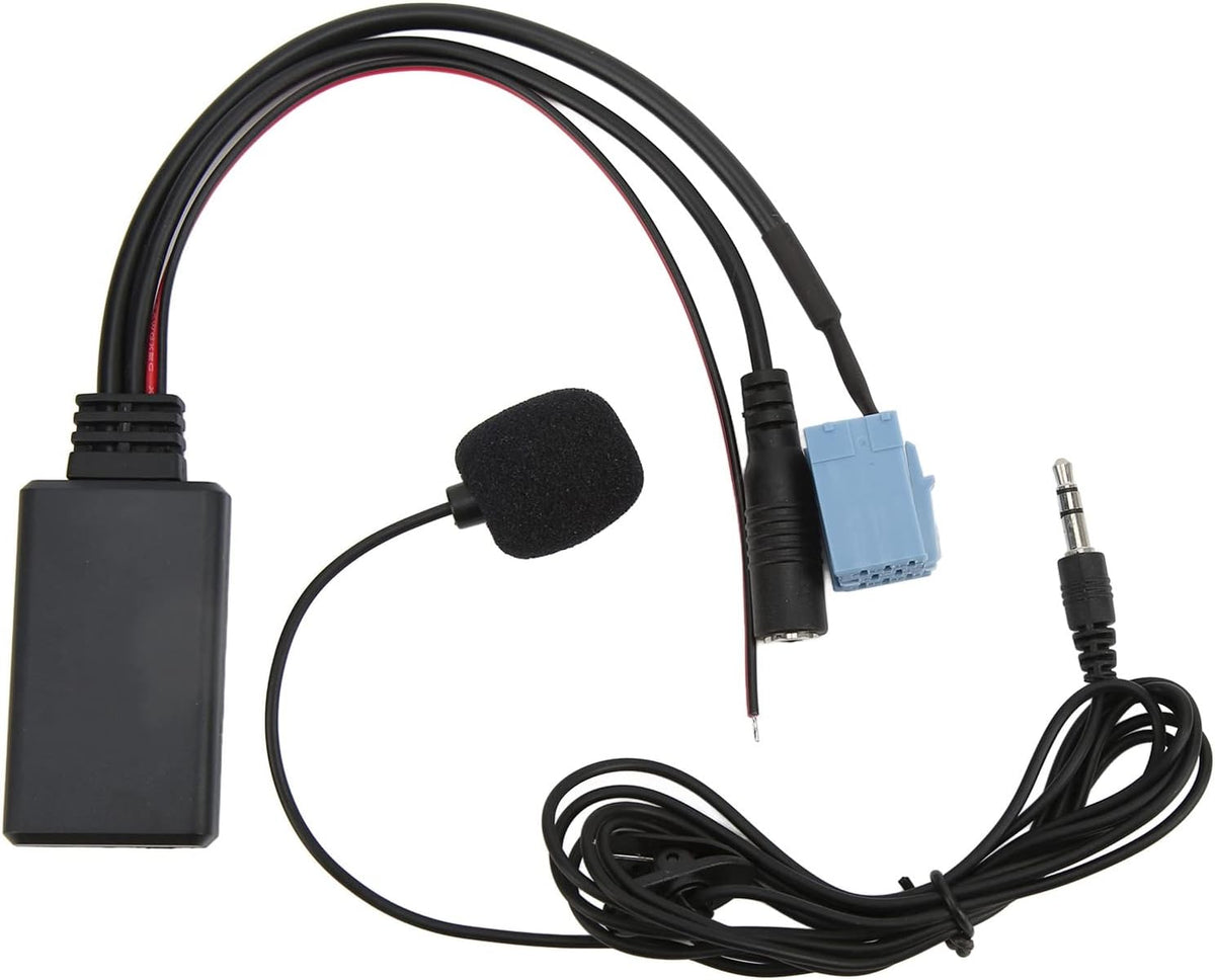 CHICIRIS Bluetooth Aux in Cable 8 Pin Mini ISO for Car Radio 2000-2010