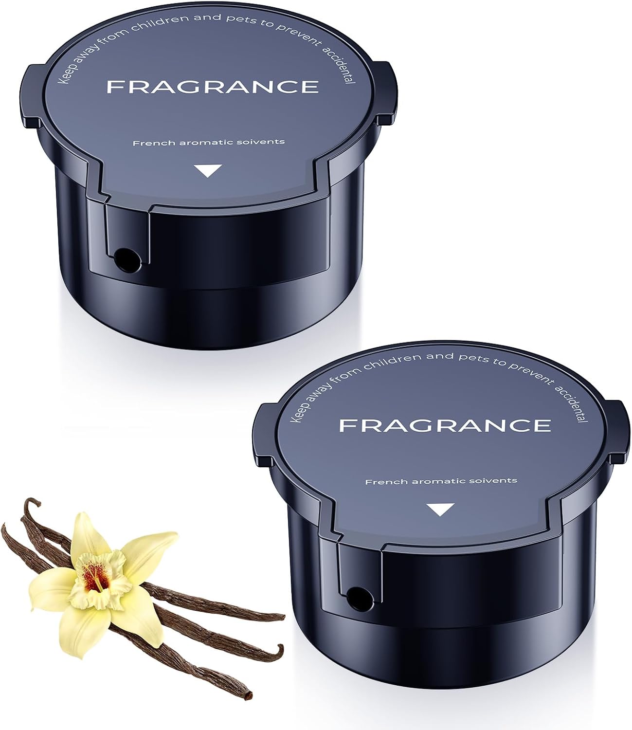 Hitolza Car Air Freshener Refill - Pack of 2, Can be Used for 4~6 Months - Made with Natural Plant Extracts - Vanilla Dream