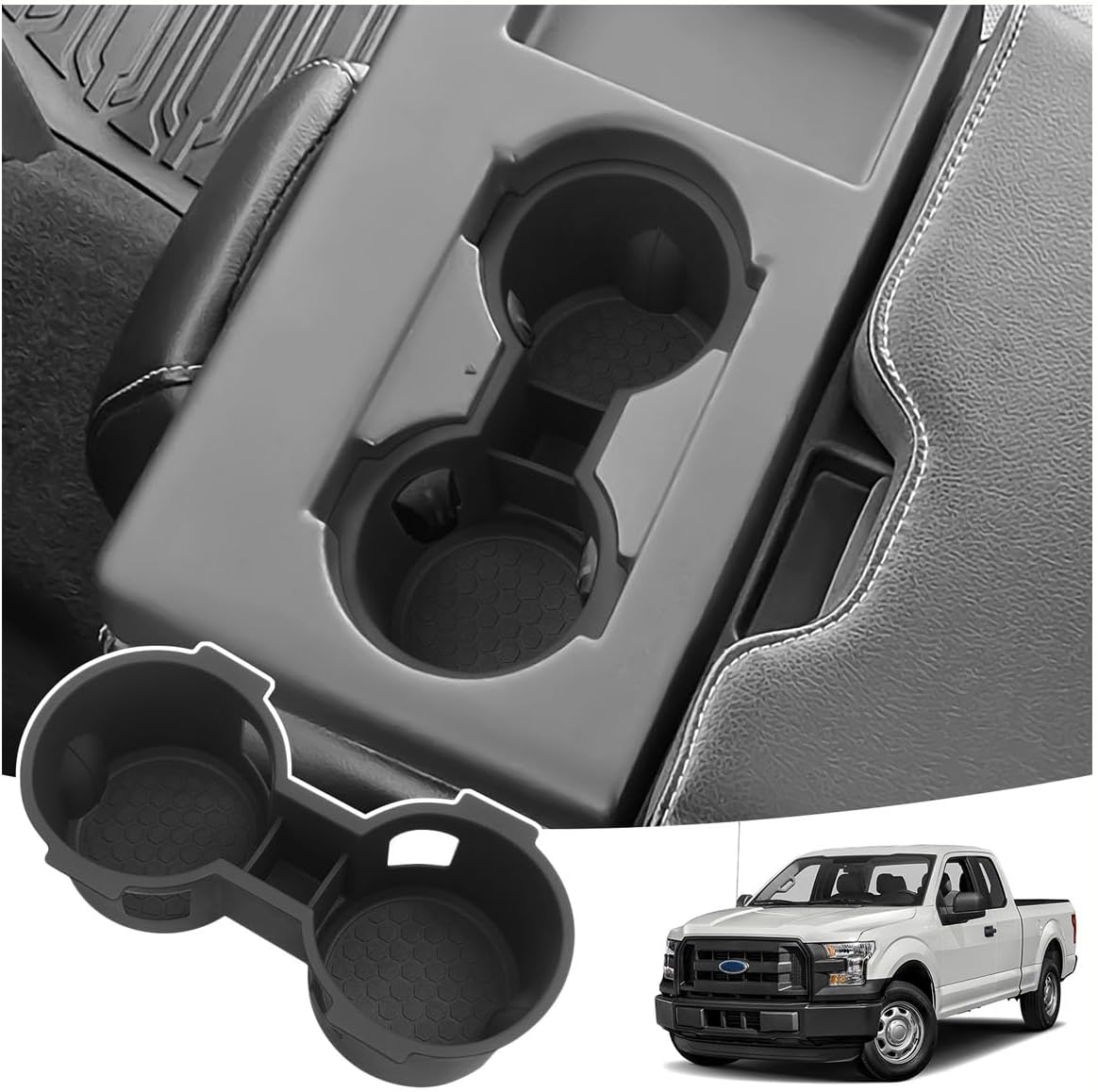 Center Console Cup Holder Insert for 2018-2022 Honda Accord Accessories Replace Accord Cup Holder Non-Slip Silicone