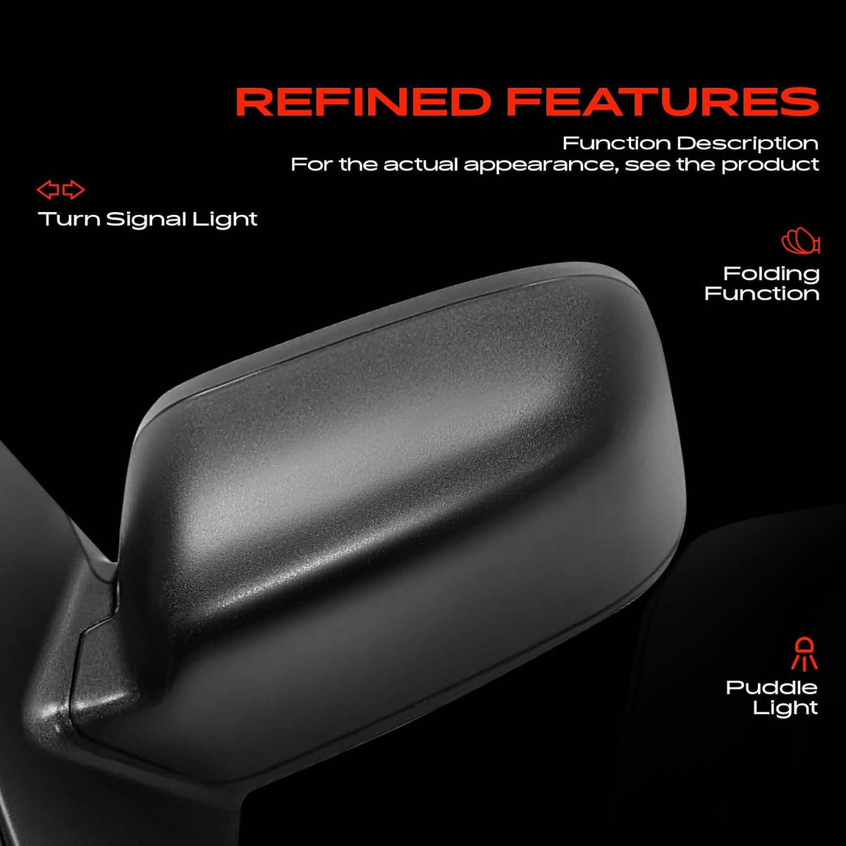A-Premium Driver Side Power Door Mirror Compatible with Chevrolet