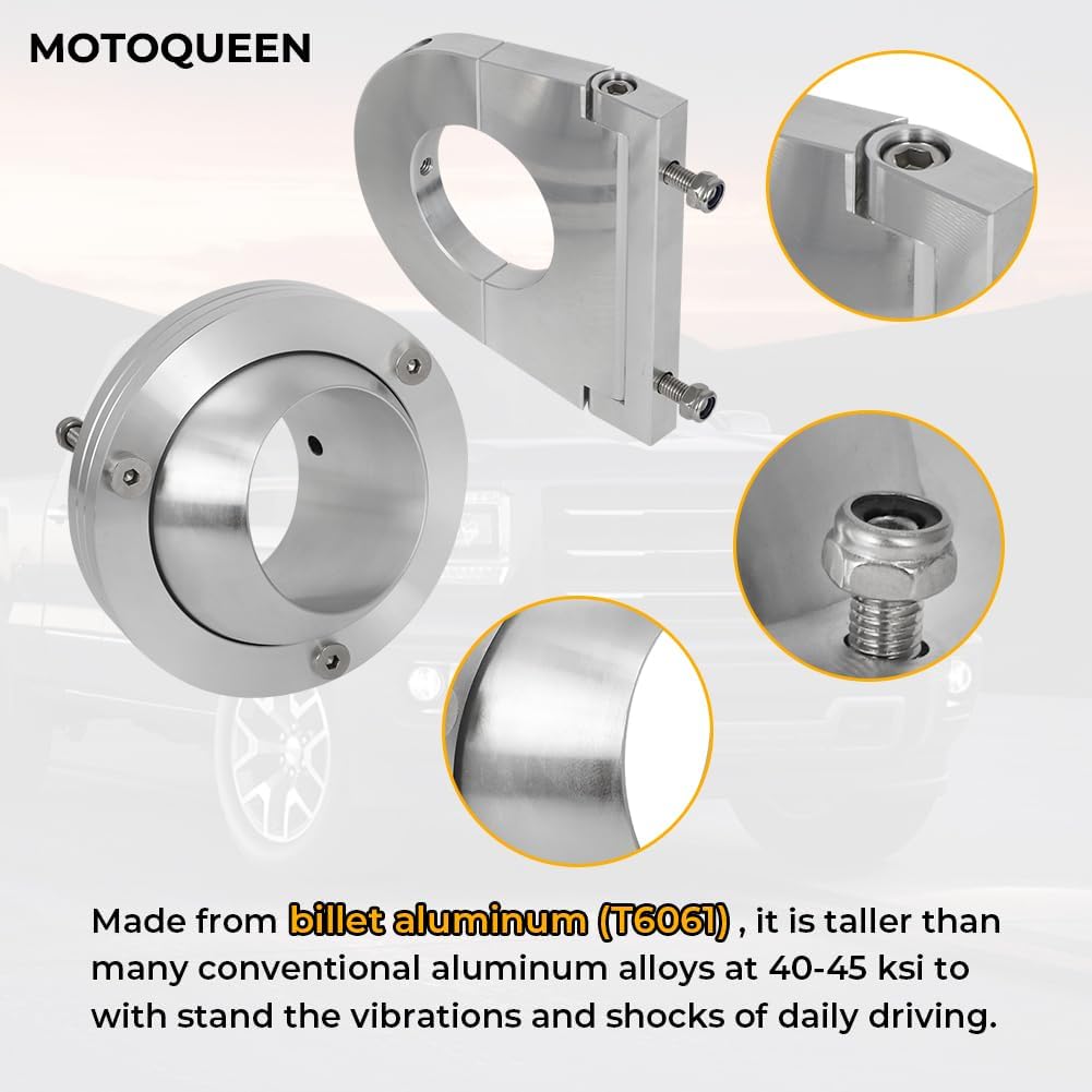 MOTOQUEEN Steering Column Mount Kit for GM Ford Mopar Flaming River Ididit