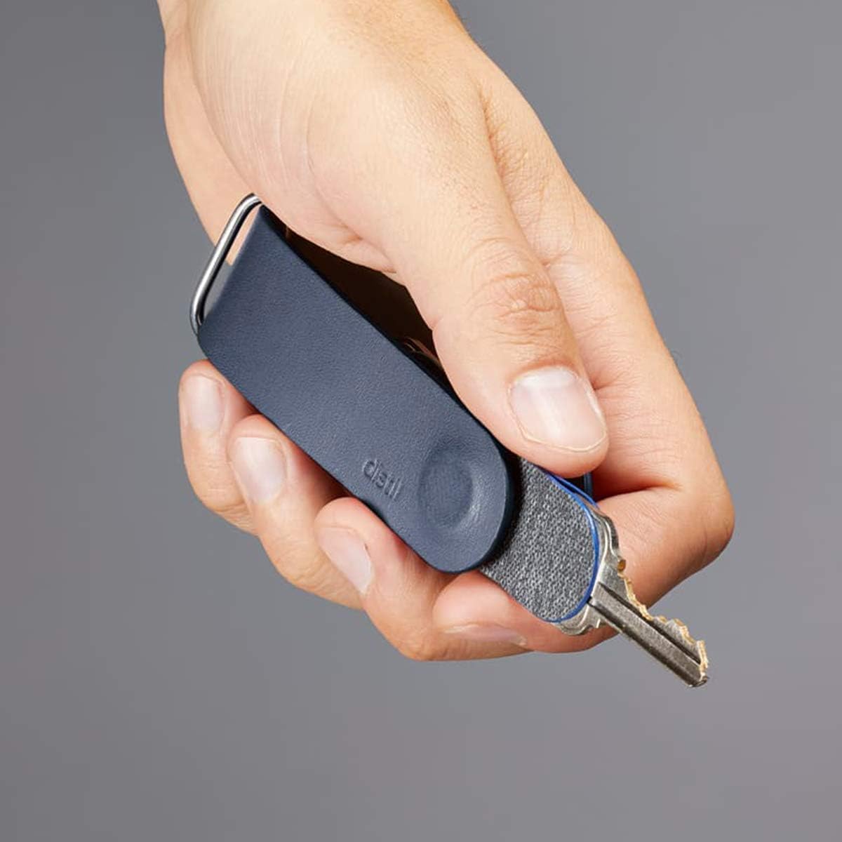 Distil Union Ferris KeyLoop Key Organizer | Includes Leather Cover, 5 KeyMods, & FobRing | Holds up to 6 Keys + Car Key