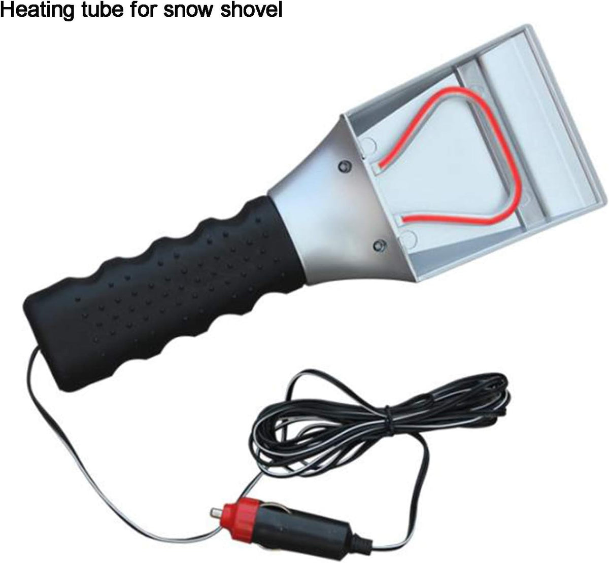 Car Heated Snow Ice Scraper, 12V Electric Heated Ice Scrapers for Car Auto SUV Truck Windshield Windows, Dual-Use Car Cigarette Lighter Snow Shovel