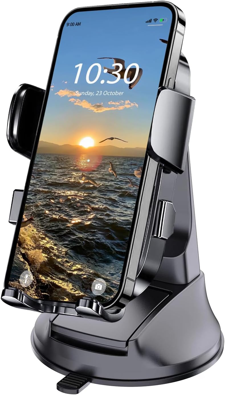 Boat Phone Holder, Suction Cup Boat Cell Phone Mount Marine Dashboard