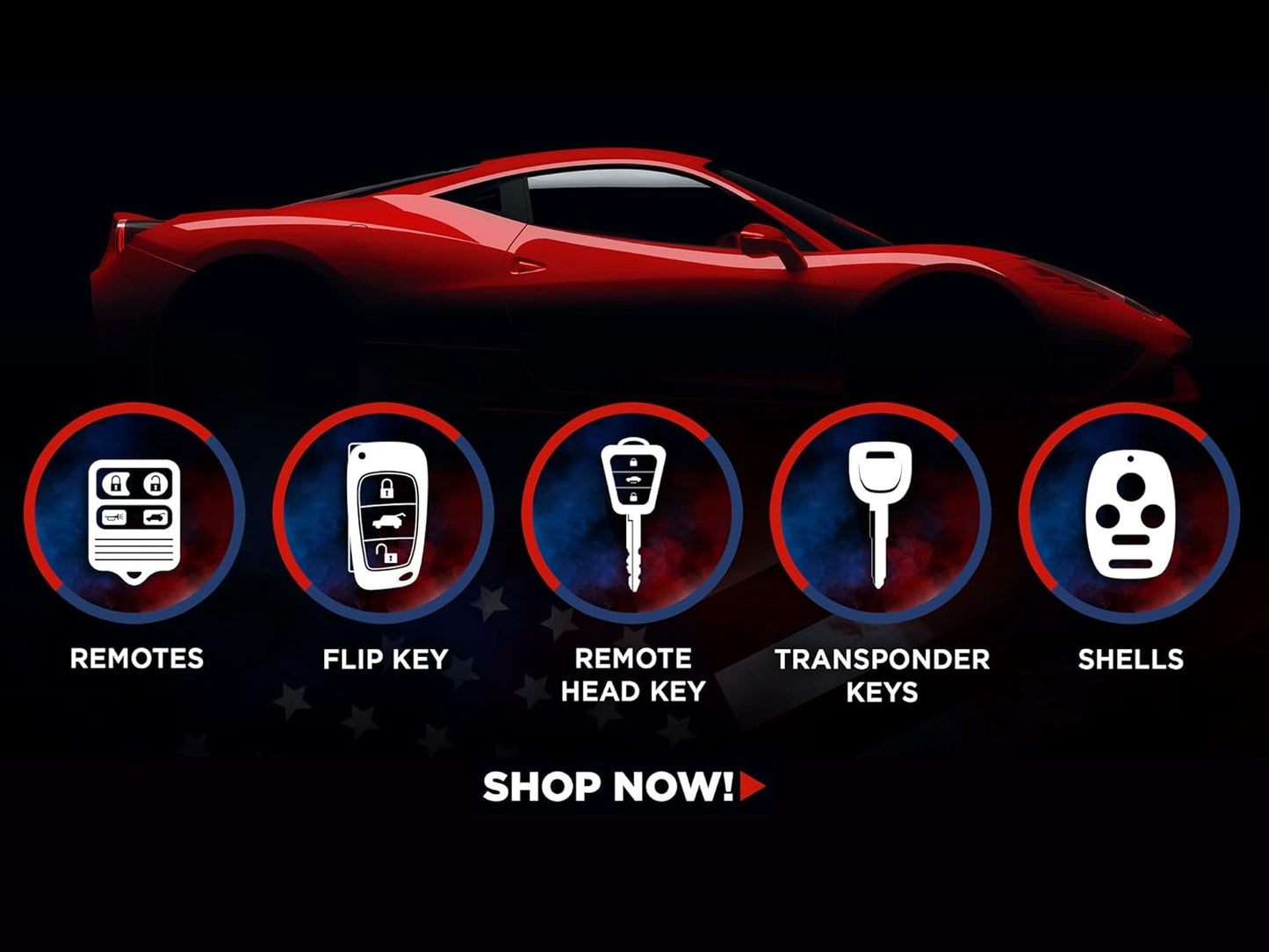 2 Keyless Entry Remote Key Fob - 3 Button